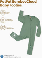 PATPAT Baby Footie Romper with Mittens - Image 4