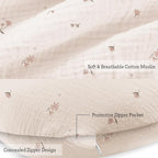 Little Grape Land Nursing Pillow, Soft 100% Cotton Breastfeeding Pillow - Image 5