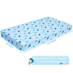 UOMNY Crib Sheet for Baby Boys Shark Fitted Crib Sheets for Standard Crib and - Image 5