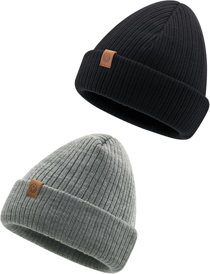 Duoyeree Baby Beanies Toddler Winter Hats Comfortable and Nice Knitted Hats by Duoyeree