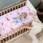 UOMNY Crib Sheet 52x28 Baby Sheet - Image 3