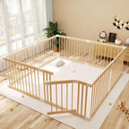 Extra Large Wooden Baby Playpen, Play Pen by Unknown