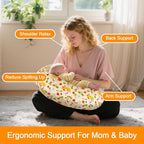 Baby Nursing Pillow for Breastfeeding, Adjustable Breast Feeding Pillow for - Image 3
