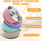 4 Pack Stainless Steel Baby Bowls - Image 2