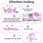 Collapsible Baby Bathtub for Newborns - Image 5