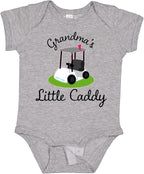 inktastic Grandma's Little Caddy Golf Baby Bodysuit by Inktastic