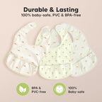 KeaBabies 3-Pack Waterproof Baby Bibs - Image 9