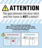 Regalo Easy Step 49-Inch Extra Wide Baby Gate, Includes 4-Inch and 12-Inch - Image 2