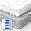 Crib Fitted Sheet Star, Super Stretchy Jersey Crib Sheets, Buttery Soft Boy by TotBasic%7CRedesigntheBasic