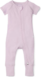 Loulou Lollipop Tencel Lyocell Short Sleeve Zipped Romper by LoulouLollipop