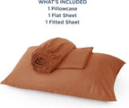Bedsure Cooling Sheets Twin XL, Rayon Derived from Bamboo, Breathable & Soft - Image 6
