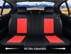 FLORICH Leather Seat Covers, Seat Covers Full Set, Car Seat Protectors 5 Seats - Image 4