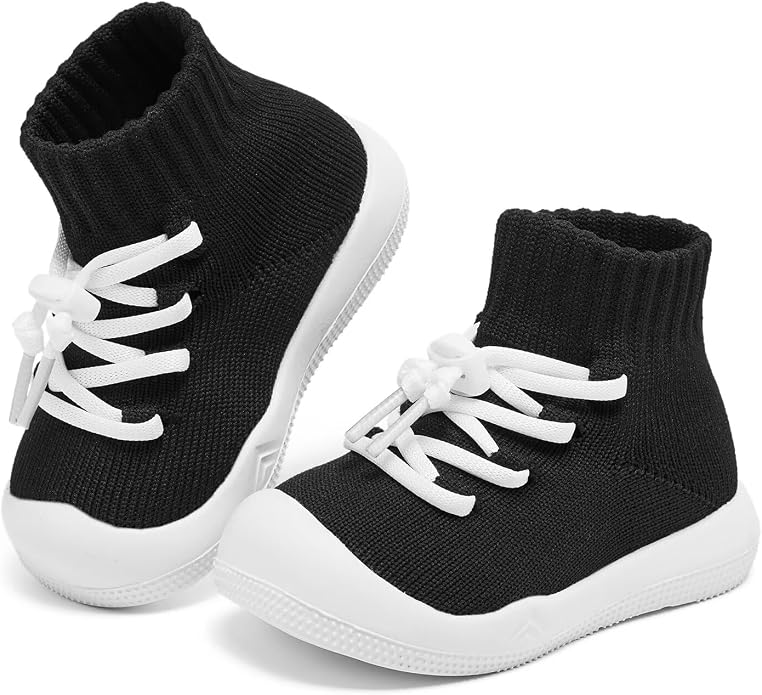 Baby Non Slip Socks Shoes Boys Girls Soft Slip On Sneakers Protection Toe by Fahrerliebe