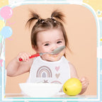 Toulite 40 Pcs White Bibs for Baby Washable Reusable Waterproof Cotton Feeder - Image 3