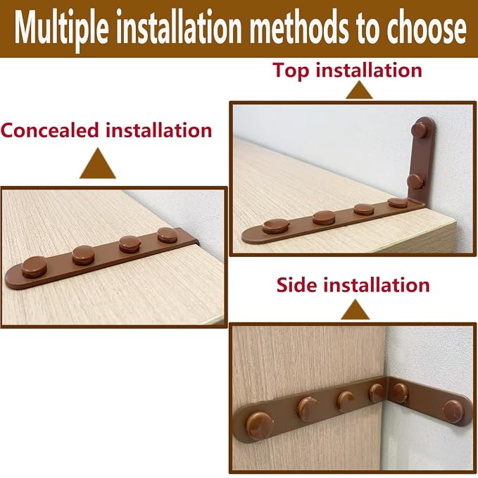 Anti Tip Furniture Anchors for Baby Pet Proofing, Furniture Wall Anchor - Image 3