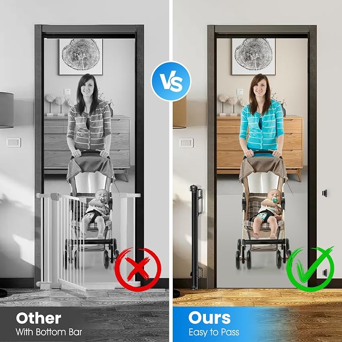 Retractable Safety Baby Gate or Mesh Dog Gate, Durable Portable Mesh - Image 3