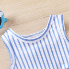 Aalizzwell Toddler Baby Girl Bathing Suit Two Piece Swimsuit Bikini Beach Wear - Image 4