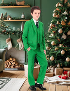 A&J DESIGN Boys 7-Piece Formal Suit Ring Bearer Outfit - Image 2