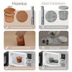 Moonkie Silicone Baby Food Containers | 8oz/4 oz Baby Food Storage Jars - Image 2