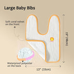 Bibs, Extra large bibs for Toddlers, Towel Bibs, Waterproof and super absorbent. - Image 5