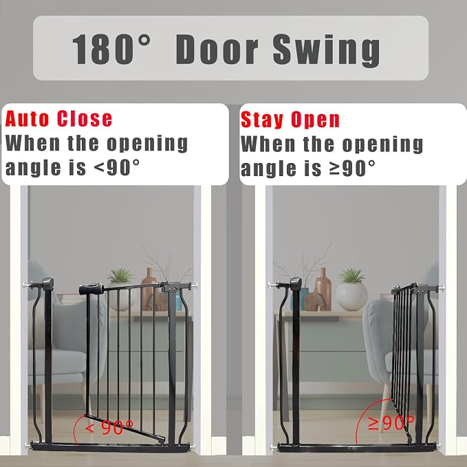 Extra Wide Baby Gate 67-71.6 Inch, Heavy Duty Safety Gate Indoor - Image 3