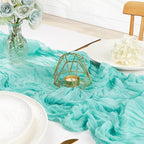 FEXIA Sky Blue Table Runner 35x120 Inches - Image 5