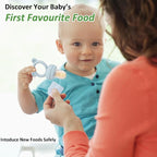 Silicone Baby Fruit Food Feeder & Mini Freezer Nibble Tray, Breastmilk Popsicle - Image 7