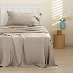 Bedsure Cooling Sheets Twin XL, Rayon Derived from Bamboo, Breathable & Soft - Image 2