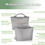 Haakaa Silicone Microwave Steamer & Steriliser Bag, 70oz/2000ml Large Capacity - Image 5