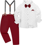 nilikastta Toddler Boy Outfit Boy Suit Boy Dress Shirt by Nilikastta
