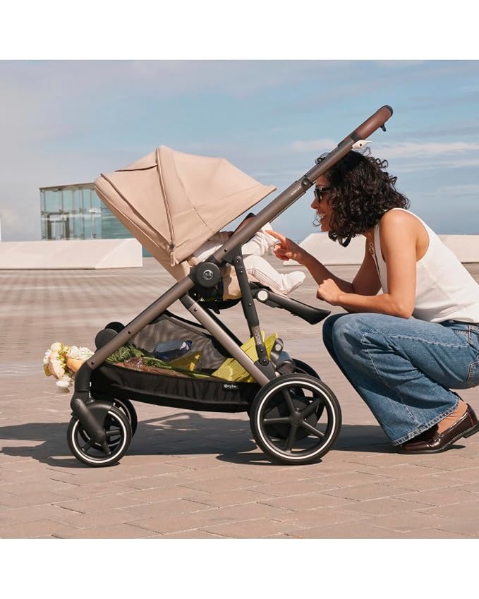 Cybex e-Gazelle S Electronic Assist Stroller – Gazelle S Single-to-Double - Image 4