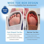 Toddler Wide Toe Box Barefoot Shoes Boys Girls Sneakers Zero Drop Kid Tennis - Image 3