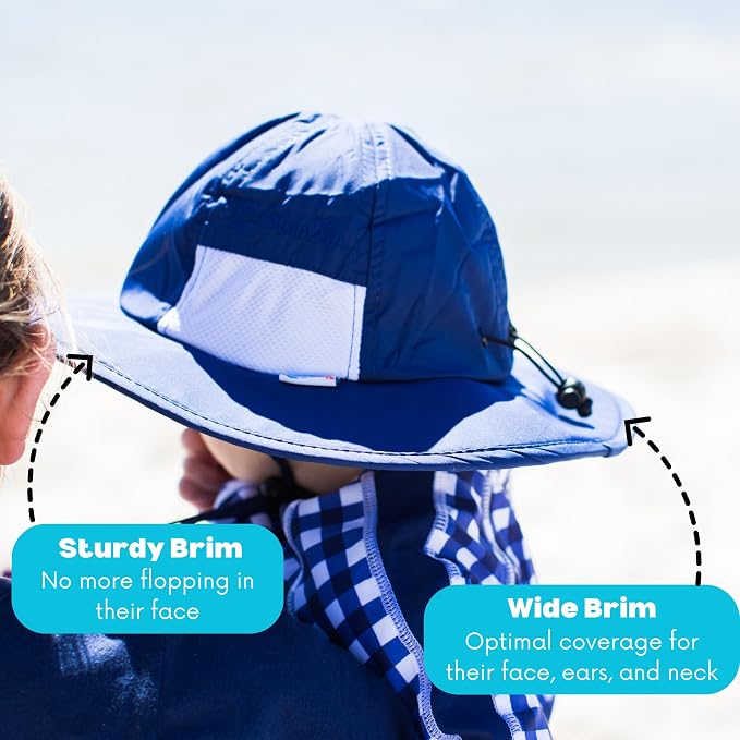 SwimZip Wide Brim Sun Hat | UPF 50+ Protection - Image 8