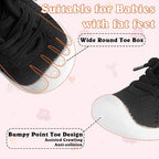 Baby Girl&Boy Toddler First Walking Shoes 6-12 Months Size 3 Black Barefoot - Image 5