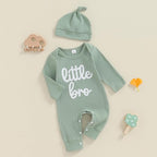 Fernvia Newborn Baby Boy Clothes Letters Print Bodysuit 3 6 9 12 18 Months Long - Image 6