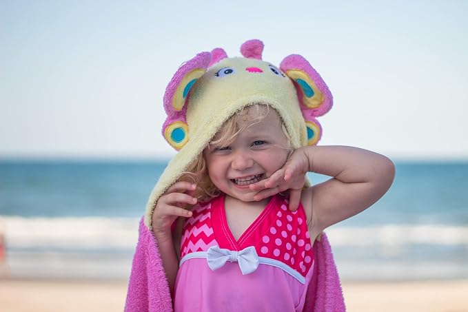 Hooded Baby Towel for Kids 2-8 | Large 100% Cotton Baby Towel for Girls | Cute - Image 5