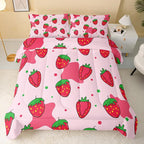 QOOMO Kawaii Comforter Full, Down Alternative, Soft and Lightweight，Full Size - Image 2