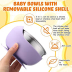 Nuogo 6 Pcs Stainless Steel Baby Bowls - Image 6