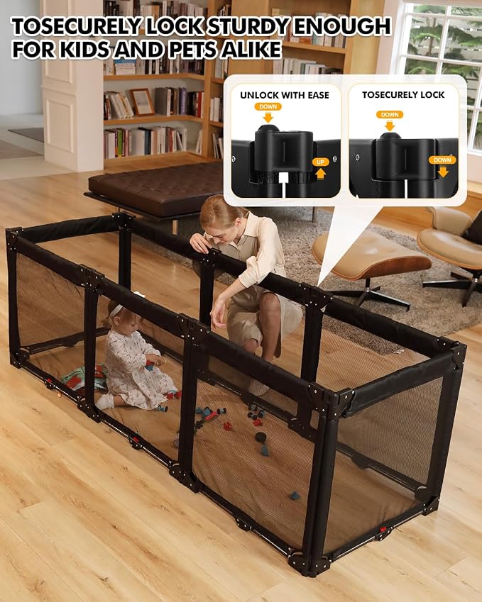 Extra Wide Baby Gate Playpen - Image 4