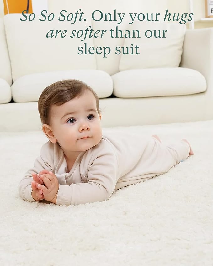 PurComfy Supersoft Baby Safe Sleep Sleepsuit, Zipper + Snap - Image 8