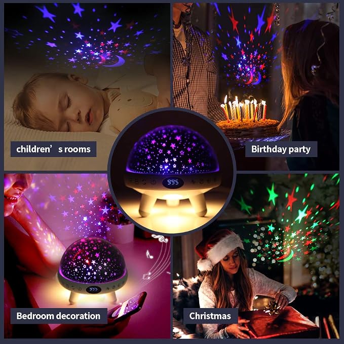YACHANCE Baby Night Light Star Projector Night Light projector - Image 3
