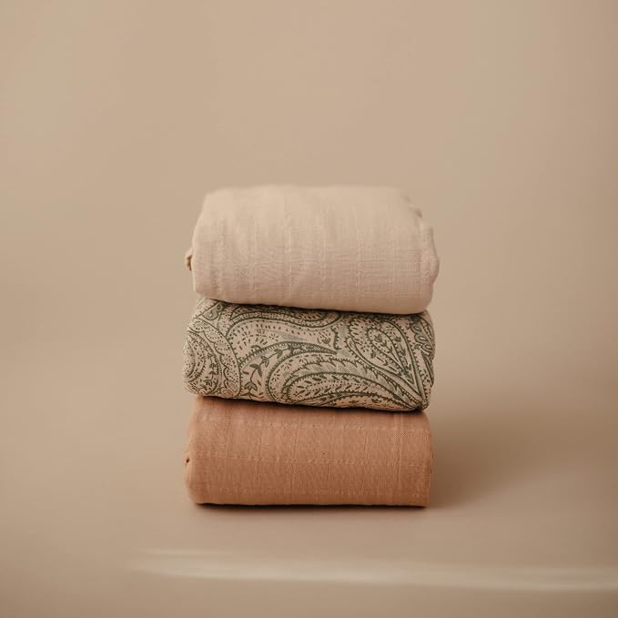 mushie Muslin Baby Swaddle Blanket | 100% Organic Cotton - Image 5