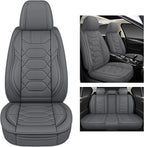 Pariitadin Leather Car Seat Covers Full Set, Waterproof Breathable Faux Leather - Image 5