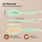 Wooden Baby Hair Brush - Image 2