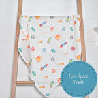 LollyBanks Swaddle Blanket, 100% Cotton Baby Blanket, Soft Muslin Swaddle - Image 6