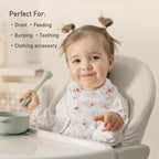 Muslin Baby Bibs 8 Pack, Baby Bandana Drool Bib - Image 2