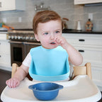Silicone Bibs for Babies Toddler Set of 3, BPA Free, Soft Adjustable Waterproof - Image 5