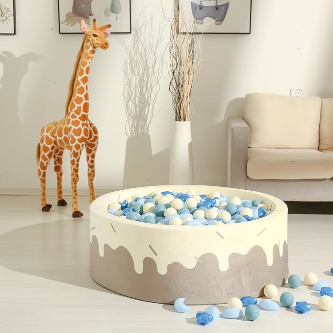 GOGOSO Ball Pit Balls Stars Moon Shapes Plastic Pitballs - Image 5