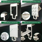 Vmaisi 12 Pack Cabinet Locks Child Safety Latches - Image 8
