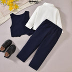 Toddler Boys Suit 3Pcs 1-5T - Image 5